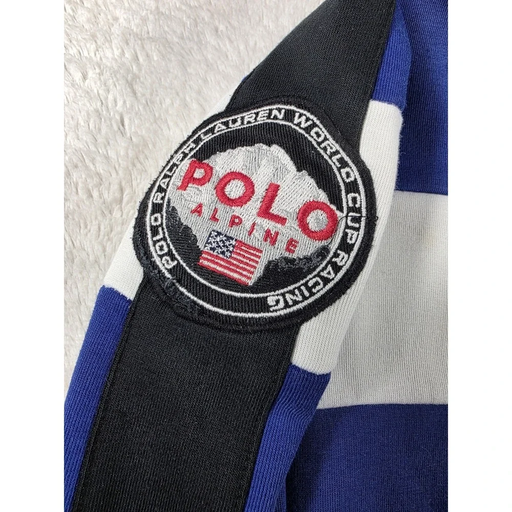 Polo Ralph Lauren Hooded Sweatshirt Youth Kids‎ 7 Pullover Racing Tech Fleece